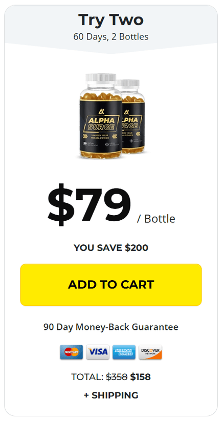 Alpha Surge Buy 2 Bottle Discount