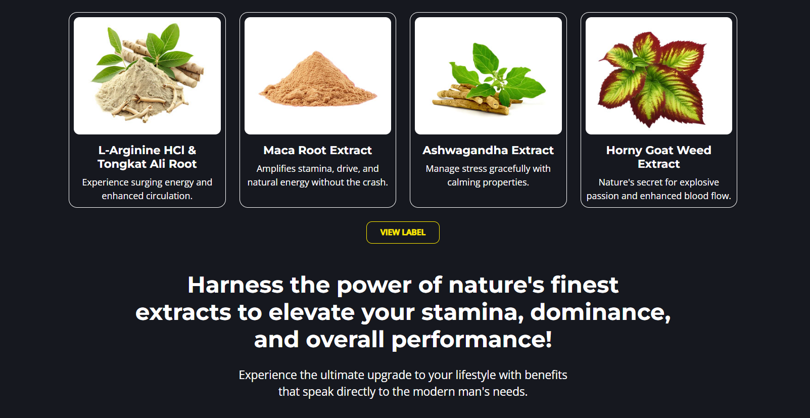Alpha Surge ingredients